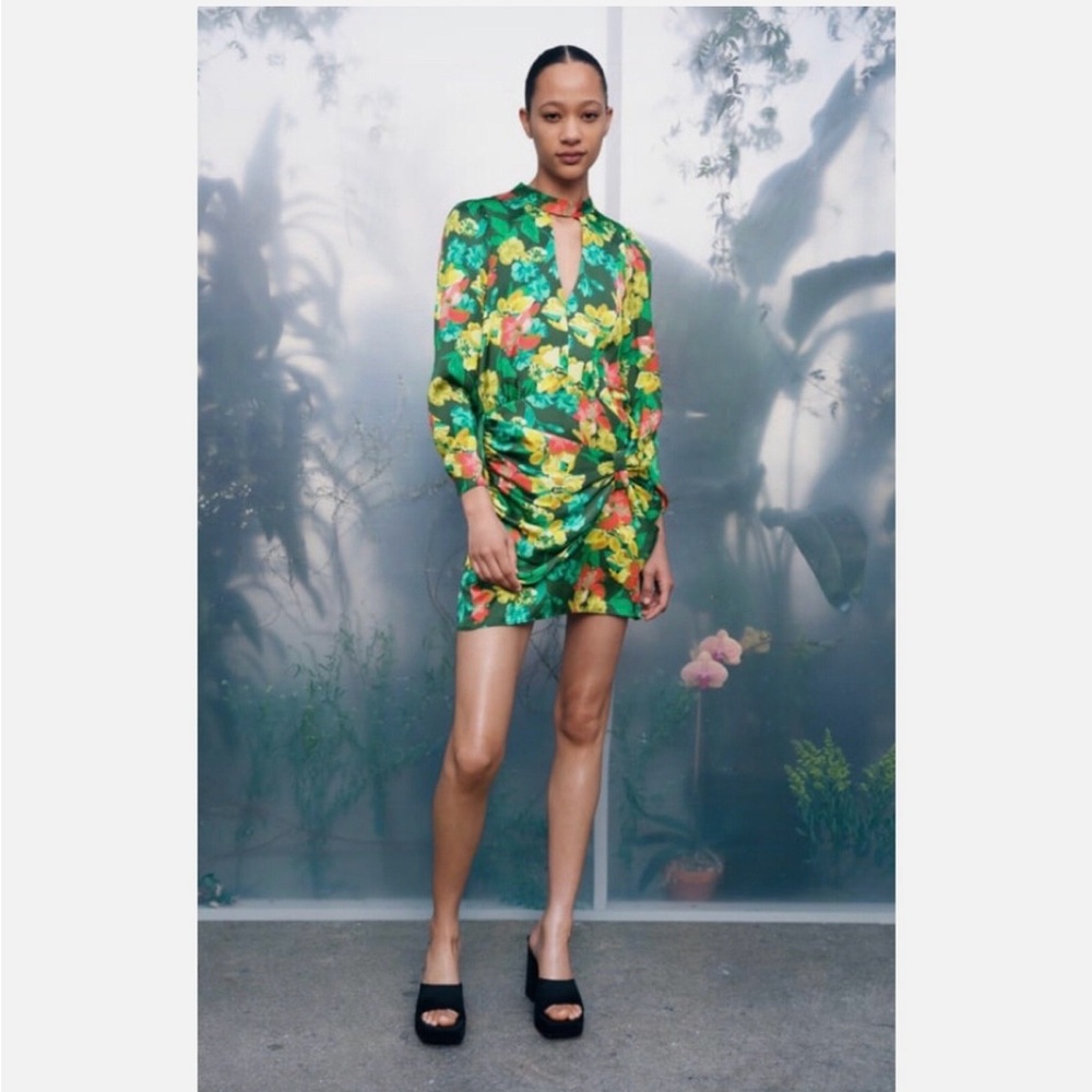 Floral Long Sleeve Dress